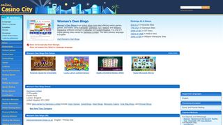 Woman's Own Bingo Review by Online Casino City