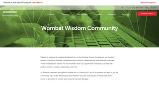 Security Awareness Training Community - Wombat Security