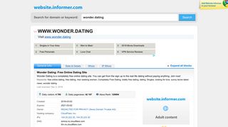 wonder.dating at WI. Wonder Dating: Free Online Dating Site