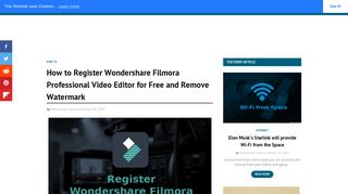 How to Register Wondershare Filmora Professional Video Editor for ...
