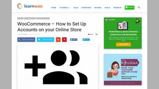 WooCommerce - How to Set Up Accounts on your Online Store ...