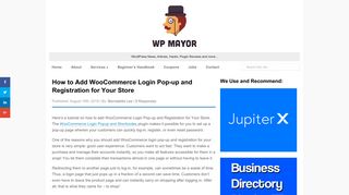 How to Add WooCommerce Login Pop-up and Registration for Your ...