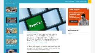 How To Create Separate Login & Registration Pages In ...