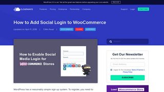 How to Add Social Login to WooCommerce - Cloudways