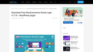 Download Free WooCommerce Social Login v1.7.9 – WordPress ...
