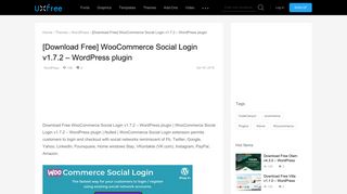 [Download Free] WooCommerce Social Login v1.7.2 – WordPress ...