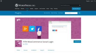 YITH WooCommerce Social Login | WordPress.org