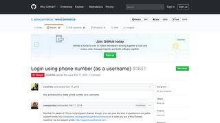 Login using phone number (as a username) · Issue #4841 ... - GitHub