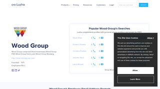 Wood Group - Email Address Format & Contact Phone Number - Lusha