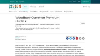 Woodbury Common Premium Outlets - PR Newswire