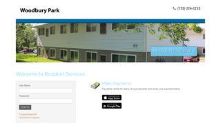 Login to Woodbury Park Resident Services | Woodbury Park