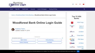 Woodforest Bank Online Login Guide - Best Guides For Online Banking