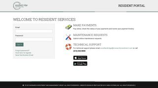 Login to Woodland Ridge Resident Services | Woodland Ridge