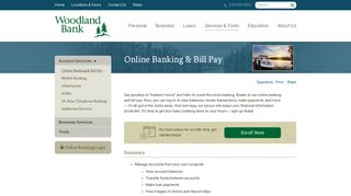Online Banking & Bill Pay | Woodland Bank | Deer River, Hill City ...