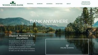 Online Banking & Bill Pay - Woodlands Bank