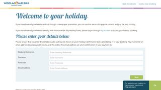 Booking Administration - Woolacombe Bay Holiday Parks