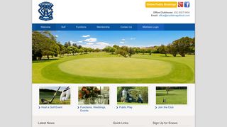Welcome - Woollahra Golf ClubWoollahra Golf Club | 9 Hole Golf ...
