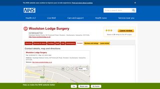 Contact - Woolston Lodge Surgery - NHS