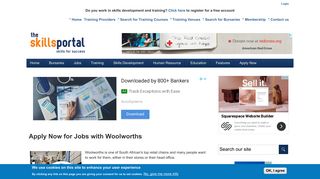 Apply Now for Jobs with Woolworths | Skills Portal