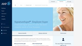 SignatureSuper® - Employer Super - AMP
