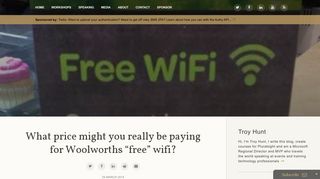 What price might you really be paying for Woolworths “free” wifi?