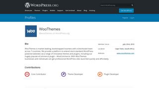 WordPress › Profiles » WooThemes