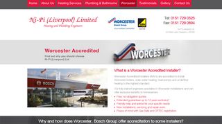 Worcester Accredited boiler Installer, Hot Water installer, Plumbing ...
