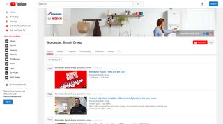 Worcester, Bosch Group - YouTube