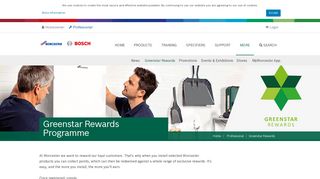 Greenstar Rewards Programme | Worcester, Bosch Group
