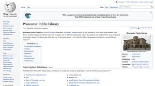 Worcester Public Library - Wikipedia