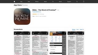 Bible - The Word of Promise® on the App Store - iTunes - Apple