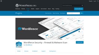 Wordfence Security – Firewall & Malware Scan | WordPress.org