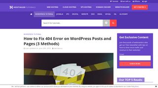 How to Fix 404 Error on WordPress Posts and Pages (3 Methods)