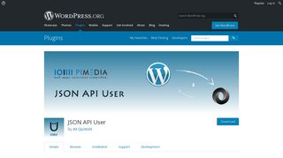 JSON API User | WordPress.org