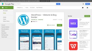 WordPress – Website & Blog Builder - Apps on Google Play