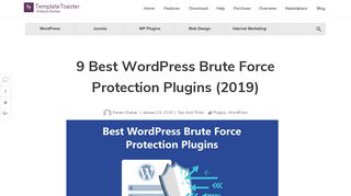 9 Best WordPress Brute Force Protection Plugins (2019 ...