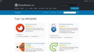 client portal | WordPress.org