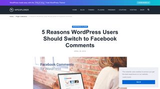5 Reasons WordPress Users Should Switch to Facebook Comments ...