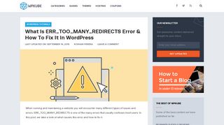 What Is ERR_TOO_MANY_REDIRECTS Error & How To Fix It In ...