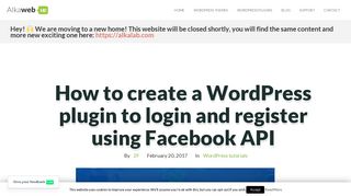 How to create a WordPress plugin to login and register ... - Alkaweb
