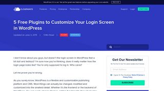 Best Free WordPress Custom Login Plugins - Cloudways