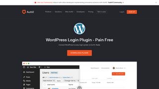 WordPress Authentication - Auth0