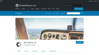 WP Admin UI | WordPress.org