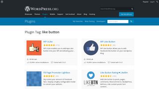like button | WordPress.org