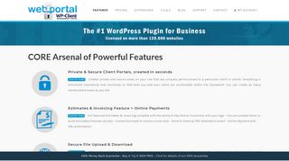 Secure Client Area & Customer Management Portal WordPress Plugin ...