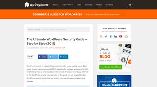 The Ultimate WordPress Security Guide - Step by Step (2019)