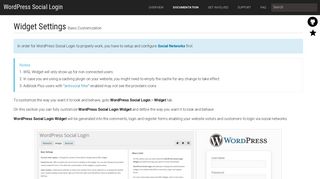 Widget - WordPress Social Login - GitHub Pages.
