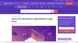 3 Easy Ways to Fix WordPress Login Redirect Loop Issue - Hostinger