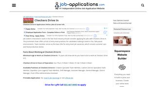 Checkers Application, Jobs & Careers Online - Job-Applications.com