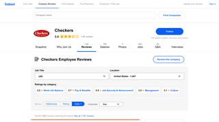 Working at Checkers: 1,442 Reviews | Indeed.com